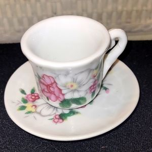 Mini tea cup & saucer, porcelain tea cup, tea cup saucer, tea cup saucer set